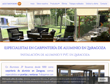 Tablet Screenshot of aluminiosjp.com